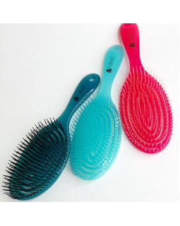 Щетка массажная для волос FLAWLE Spiral Brush 2.101.01 Frosty Pink-foto3