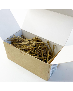 52560 R	Невидимки "DAMA" (60мм.,блонд) 1шт-foto2